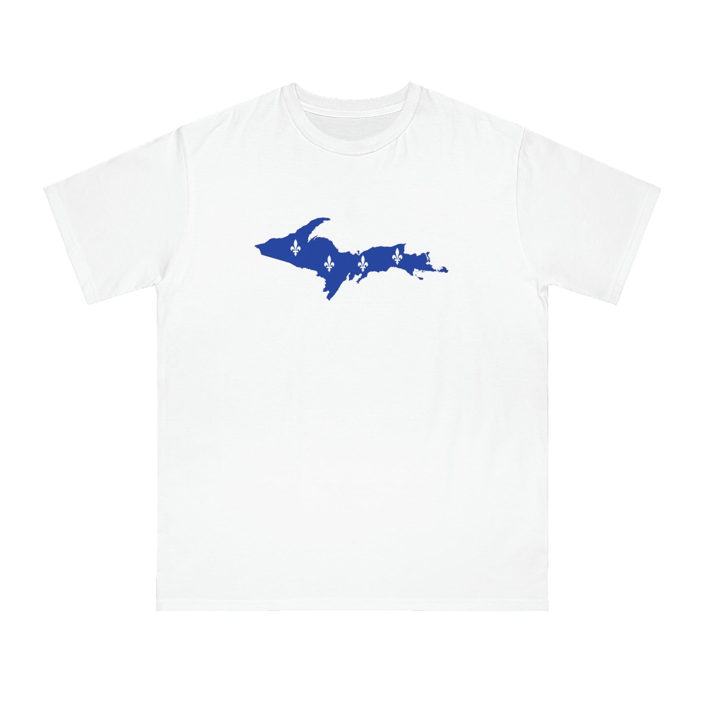 Michigan Upper Peninsula T-Shirt (w/ UP Quebec Flag Outline) | Organic Unisex