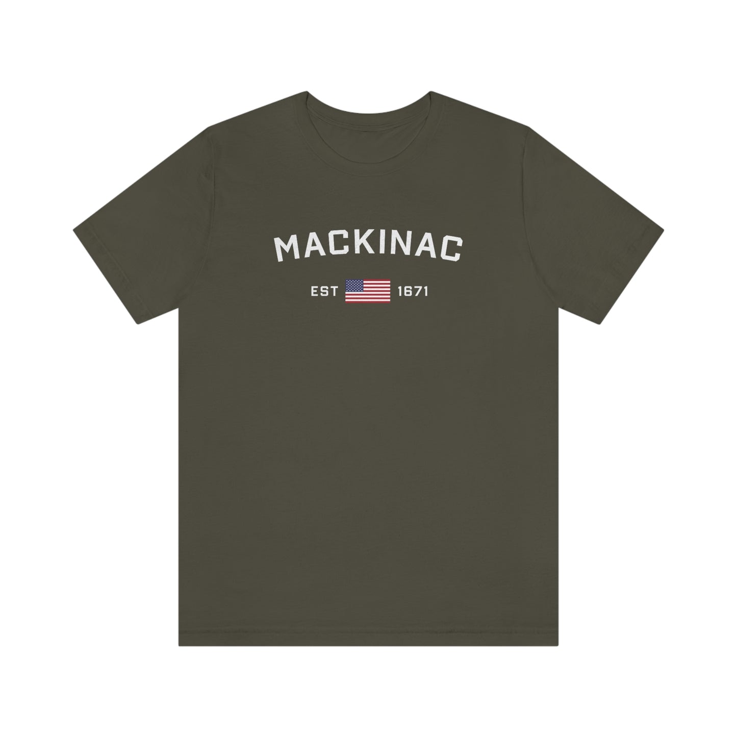 'Mackinac EST 1671' T-Shirt | Unisex Standard Fit