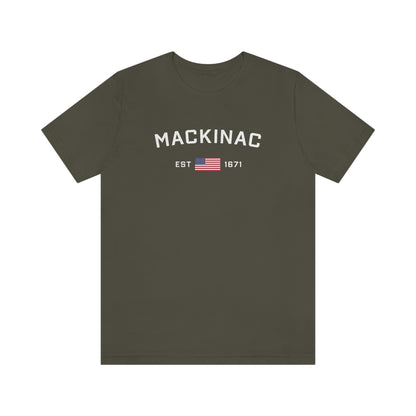 'Mackinac EST 1671' T-Shirt | Unisex Standard Fit