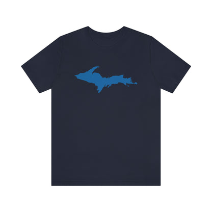 Michigan Upper Peninsula T-Shirt (w/ Azure UP Outline) | Unisex Standard Fit