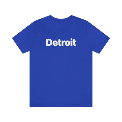 'Detroit' T-Shirt (Small SUV Parody Font) | Unisex Standard Fit