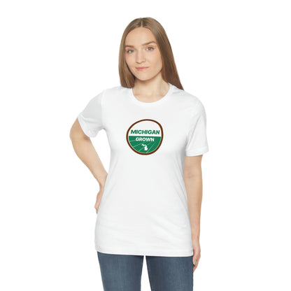 'Michigan Grown' T-Shirt (Agricultural Certification Parody) | Unisex Standard Fit