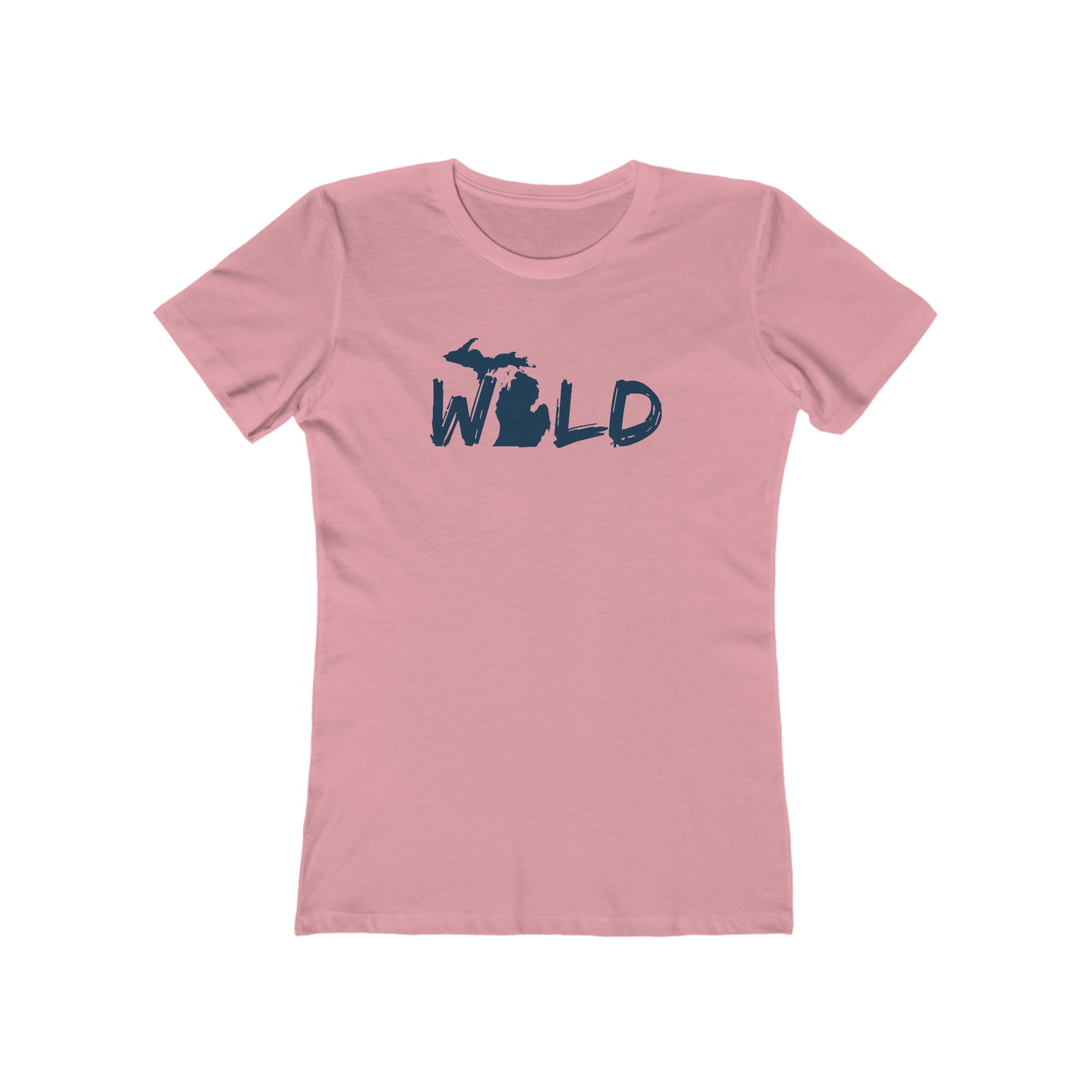 Michigan 'Wild' T-Shirt (Paintbrush Font) | Women's Boyfriend Cut