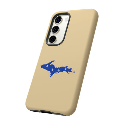 Michigan Upper Peninsula Tough Phone Case (Maple Color w/ UP Quebec Flag Outline) | Samsung & Pixel Android