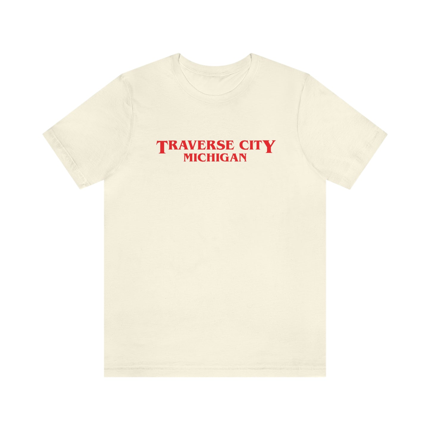 'Traverse City Michigan' ' T-Shirt (1980s Drama Parody) | Unisex Standard Fit