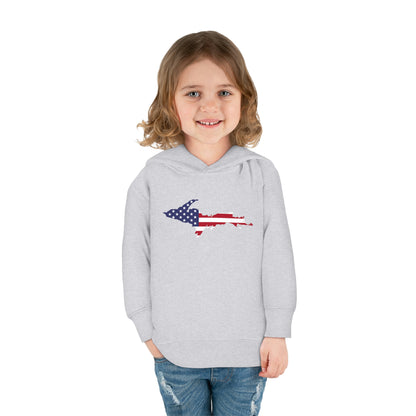 Michigan Upper Peninsula Hoodie (w/ UP USA Flag Outline) | Unisex Toddler