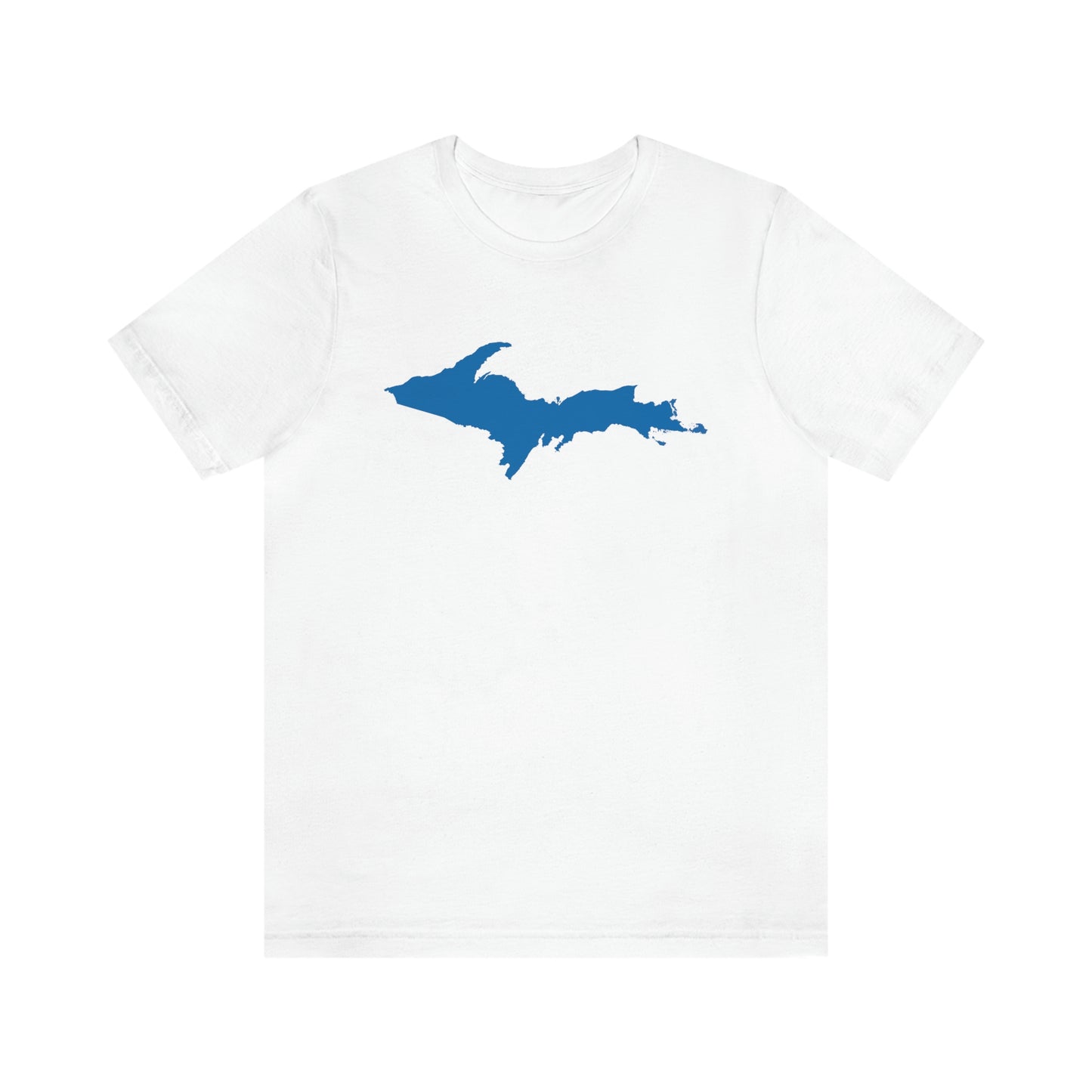 Michigan Upper Peninsula T-Shirt (w/ Azure UP Outline) | Unisex Standard Fit