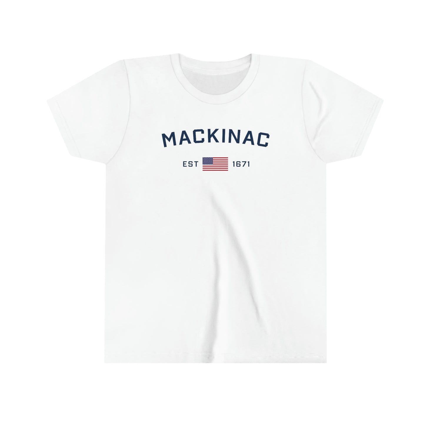 'Mackinac EST 1671' T-Shirt | Youth Short Sleeve