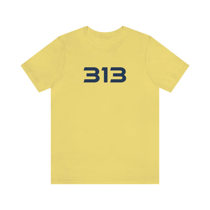 Detroit '313' T-Shirt (Futuristic Sans Font) | Unisex Standard Fit