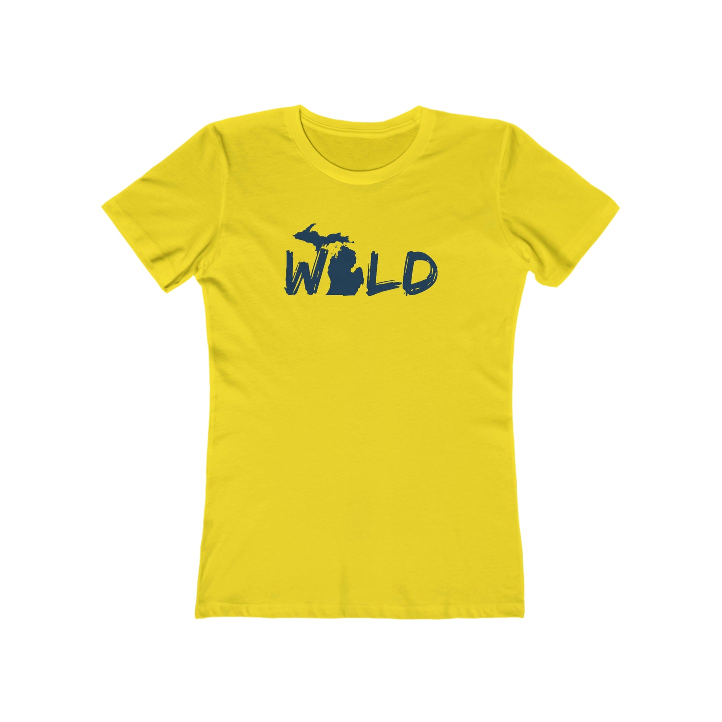 Michigan 'Wild' T-Shirt (Paintbrush Font) | Women's Boyfriend Cut