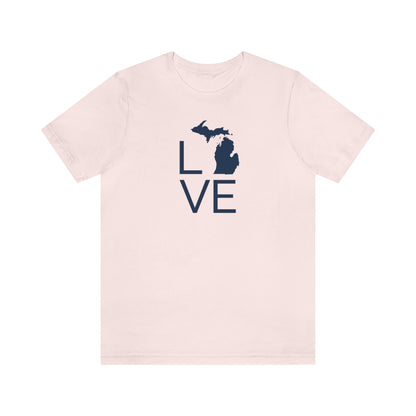 Michigan 'Love' T-Shirt (Thin Sans Font) | Unisex Standard Fit