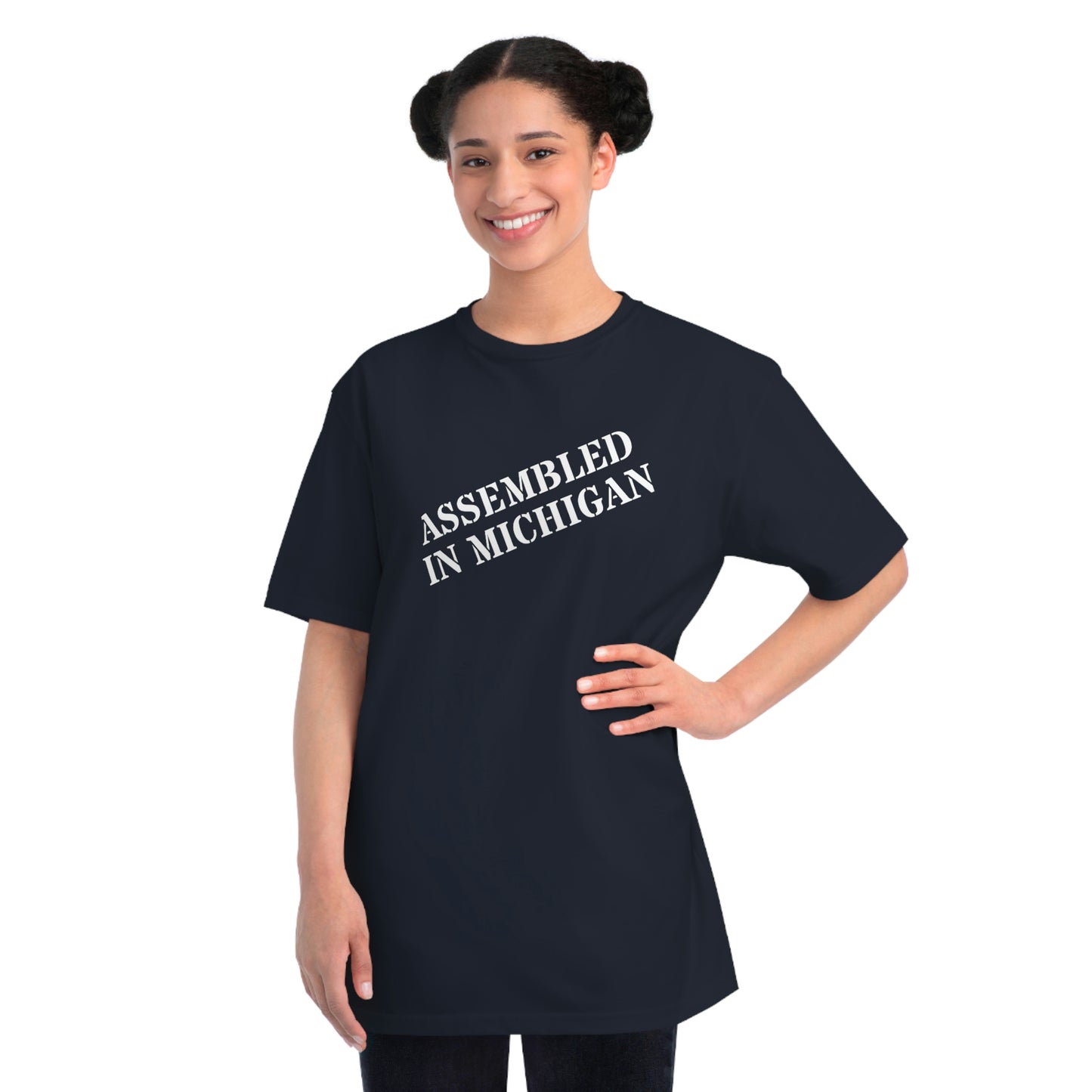 'Assembled in Michigan' T-Shirt | Organic Unisex