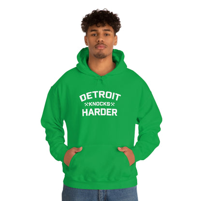 'Detroit Knocks Harder' Hoodie | Unisex Standard