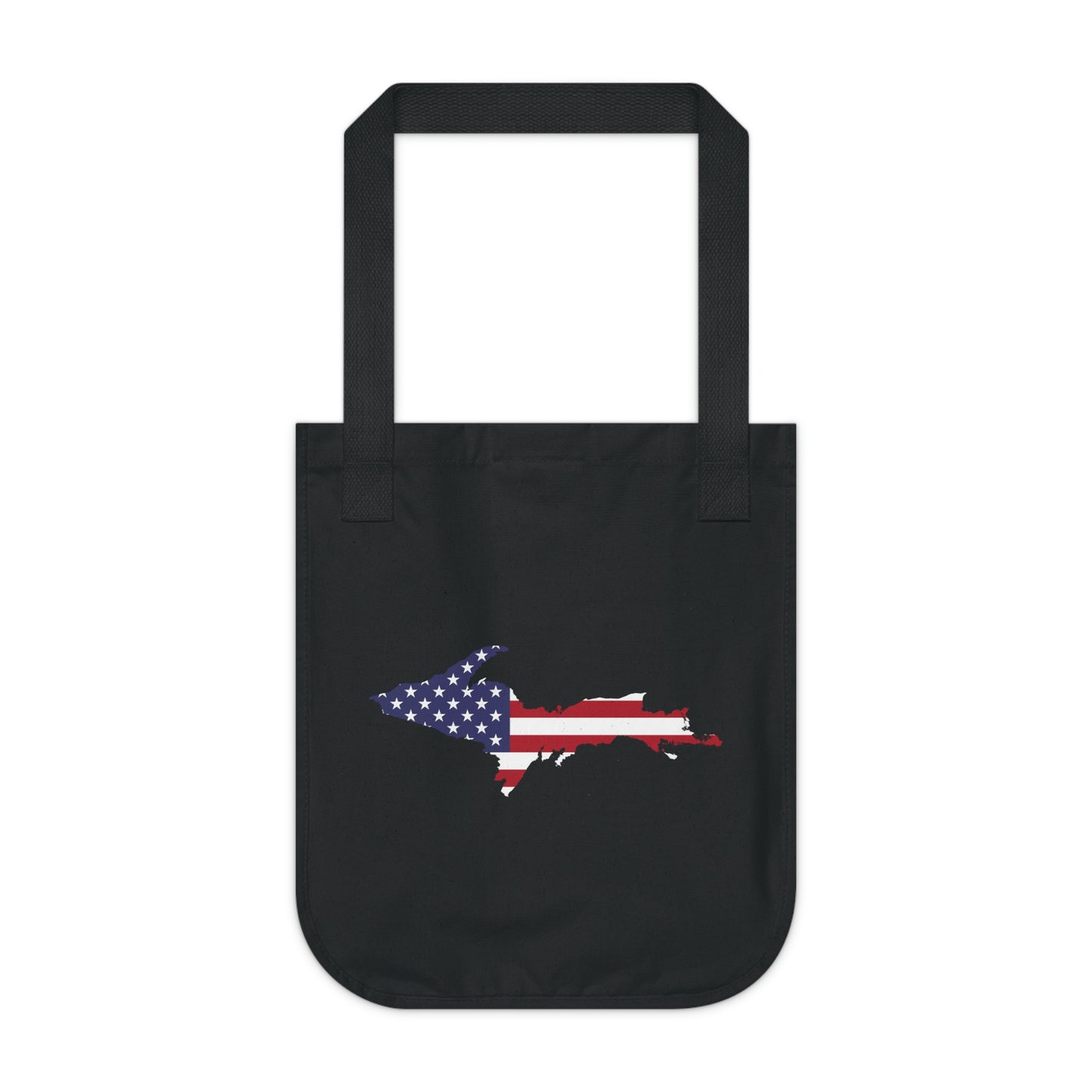 Michigan Upper Peninsula Heavy Tote Bag (w/ UP USA Flag Outline)