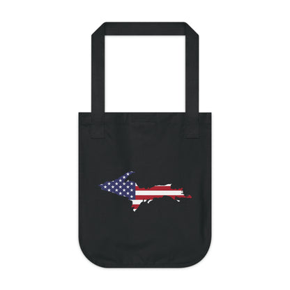 Michigan Upper Peninsula Heavy Tote Bag (w/ UP USA Flag Outline)