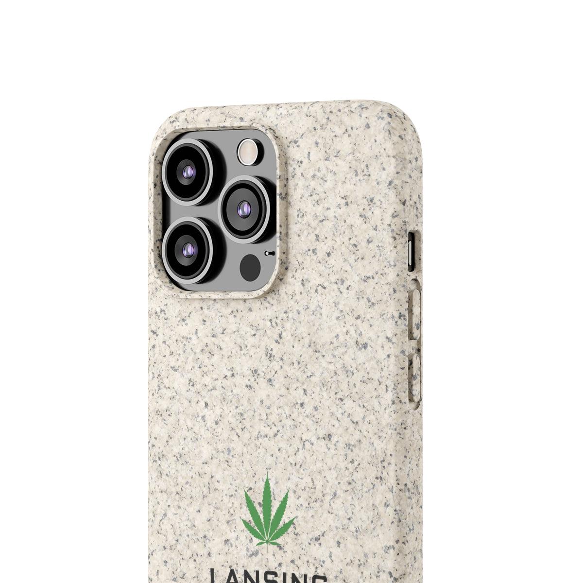 'Lansing' Phone Cases (w/ Cannabis Leaf) | Android & iPhone - Circumspice Michigan