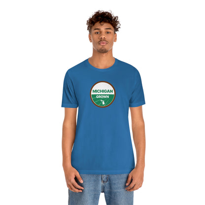 'Michigan Grown' T-Shirt (Agricultural Certification Parody) | Unisex Standard Fit