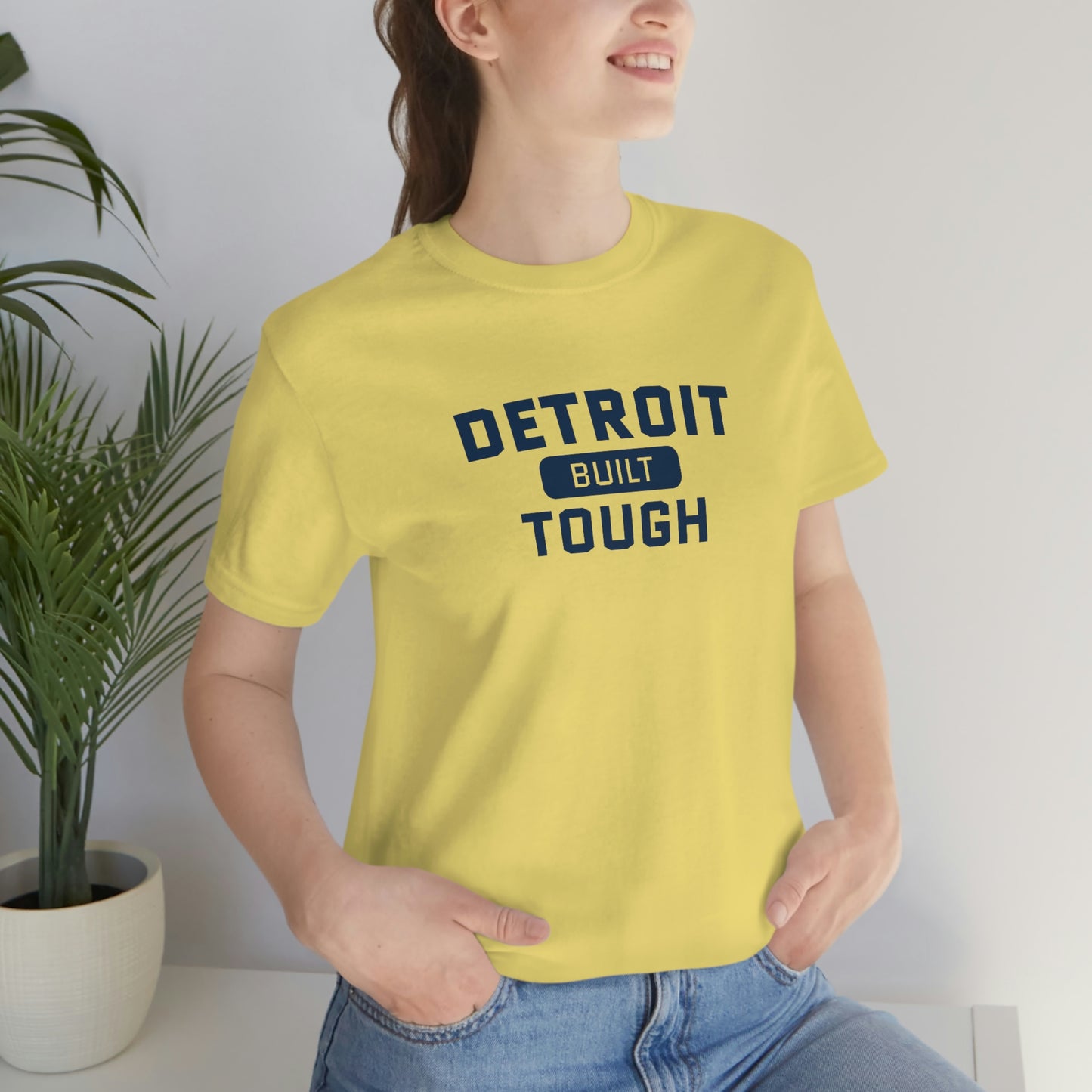 'Built Detroit Tough' T-Shirt | Unisex Standard Fit