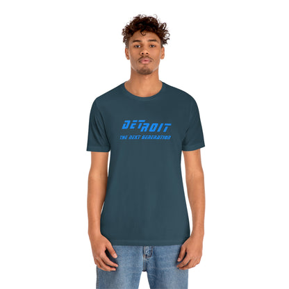 Detroit the Next Generation' T-Shirt (1990s Sci-Fi Parody) | Unisex Standard Fit