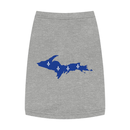 Michigan Upper Peninsula Pet Tank Top (w/ UP Quebec Flag Outline)