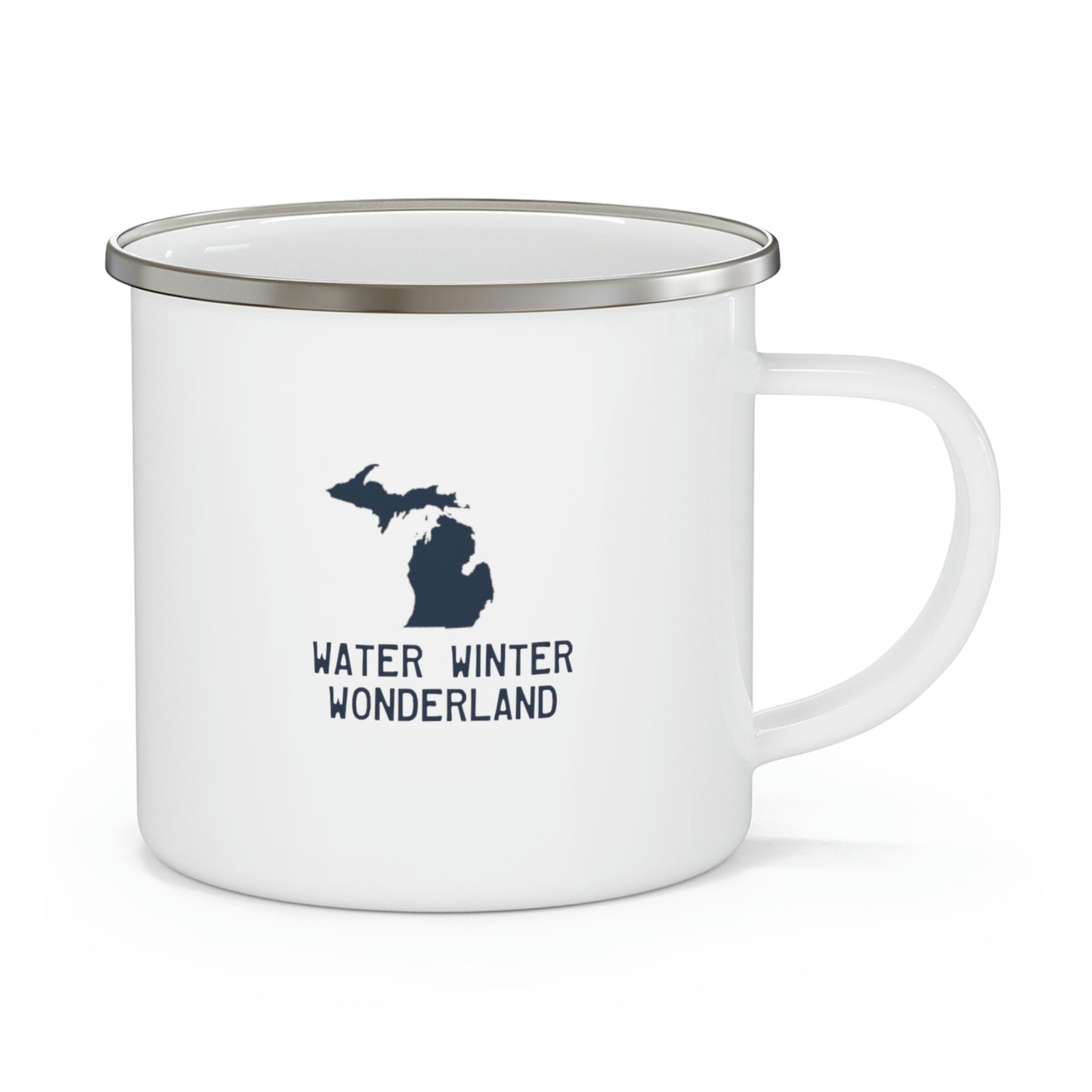 Michigan 'Water Winter Wonderland' Camping Mug