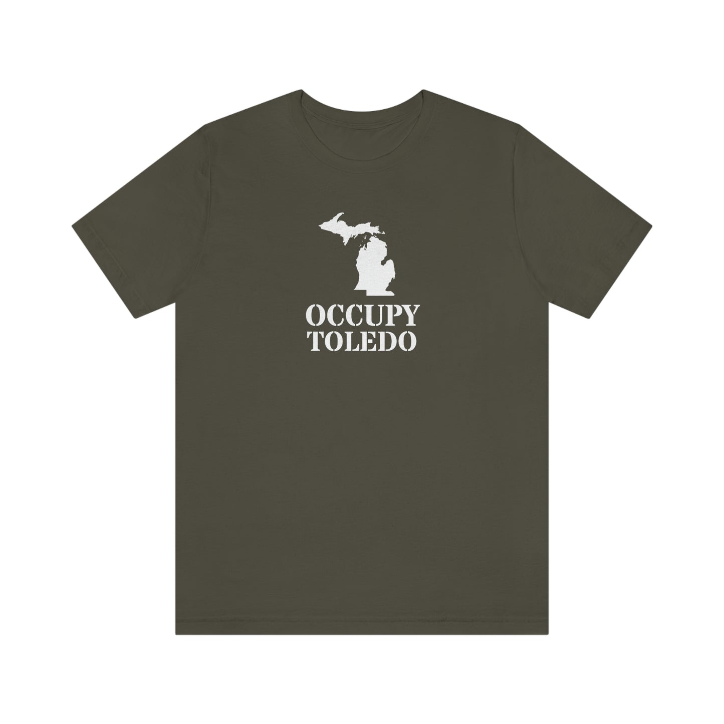 'Occupy Toledo' T-Shirt (w/ Corrected Michigan Outline) | Unisex Standard Fit