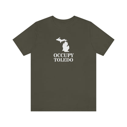 'Occupy Toledo' T-Shirt (w/ Corrected Michigan Outline) | Unisex Standard Fit