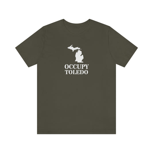 'Occupy Toledo' T-Shirt (w/ Corrected Michigan Outline) | Unisex Standard Fit
