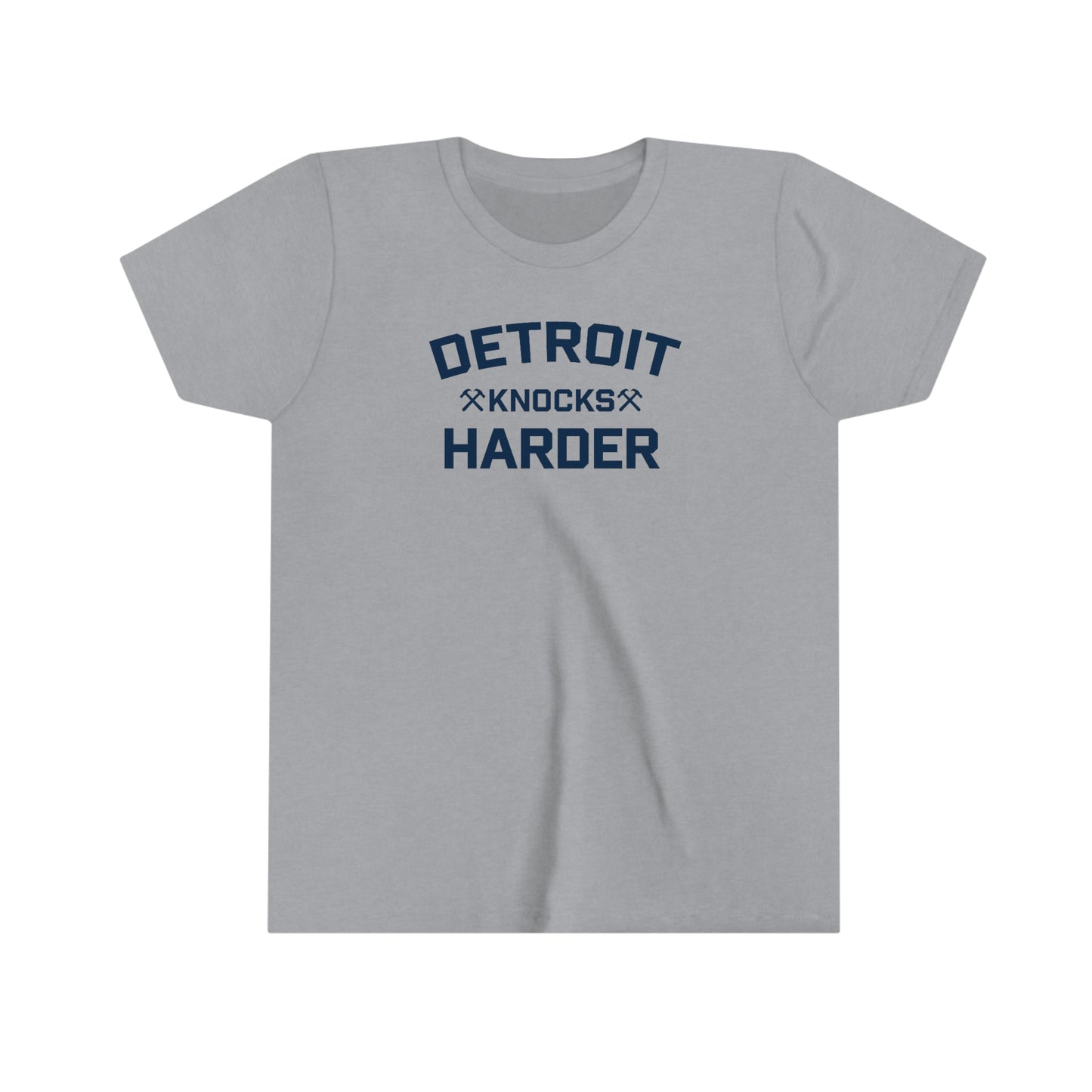 'Detroit Knocks Harder' T-Shirt | Youth Short Sleeve