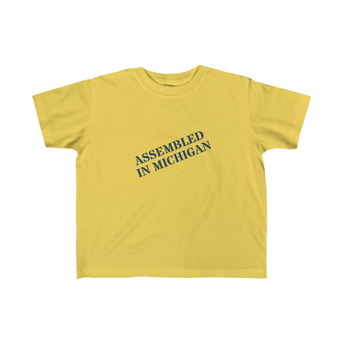 'Assembled in Michigan' T-Shirt | Toddler Short Sleeve - Circumspice Michigan