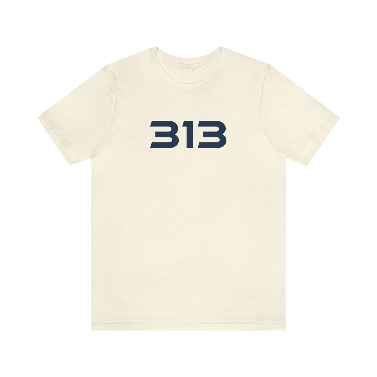 Detroit '313' T-Shirt (Futuristic Sans Font) | Unisex Standard Fit