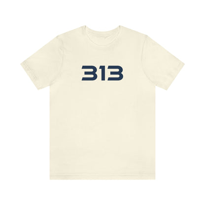 Detroit '313' T-Shirt (Futuristic Sans Font) | Unisex Standard Fit