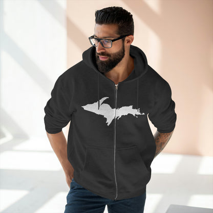 Michigan Upper Peninsula Full-Zip Hoodie (w/ UP Outline)