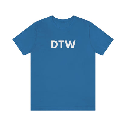 Detroit 'DTW' T-Shirt | Unisex Standard Fit