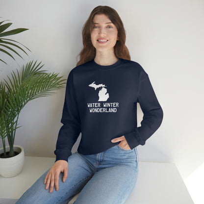 Michigan 'Water Winter Wonderland' Sweatshirt | Unisex Standard