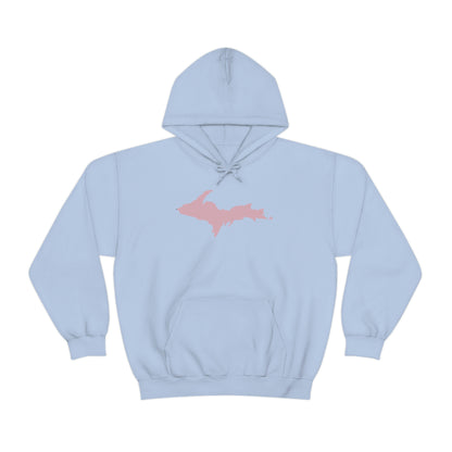 Michigan Upper Peninsula Hoodie (w/ Pink U.P. Outline) | Unisex Standard