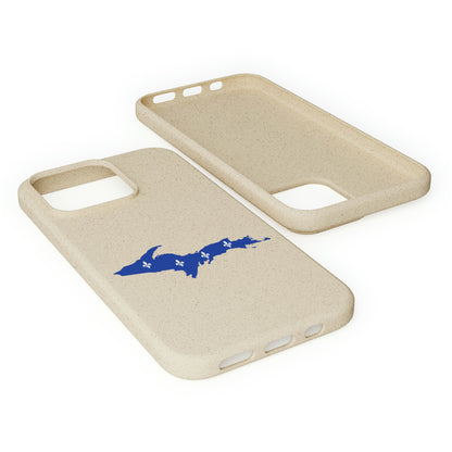 Michigan Upper Peninsula Biodegradable Phone Cases (w/ UP Quebec Flag Outline) | Apple iPhone