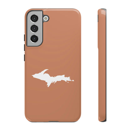 Michigan Upper Peninsula Tough Phone Case (Copper Colored Edition) | Samsung & Pixel Android