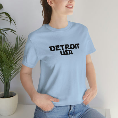 'Detroit USA' T-Shirt (1970s Epic Sci-Fi Parody) | Unisex Standard Fit