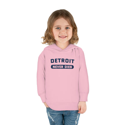 'Detroit Never Dies' Hoodie | Unisex Toddler