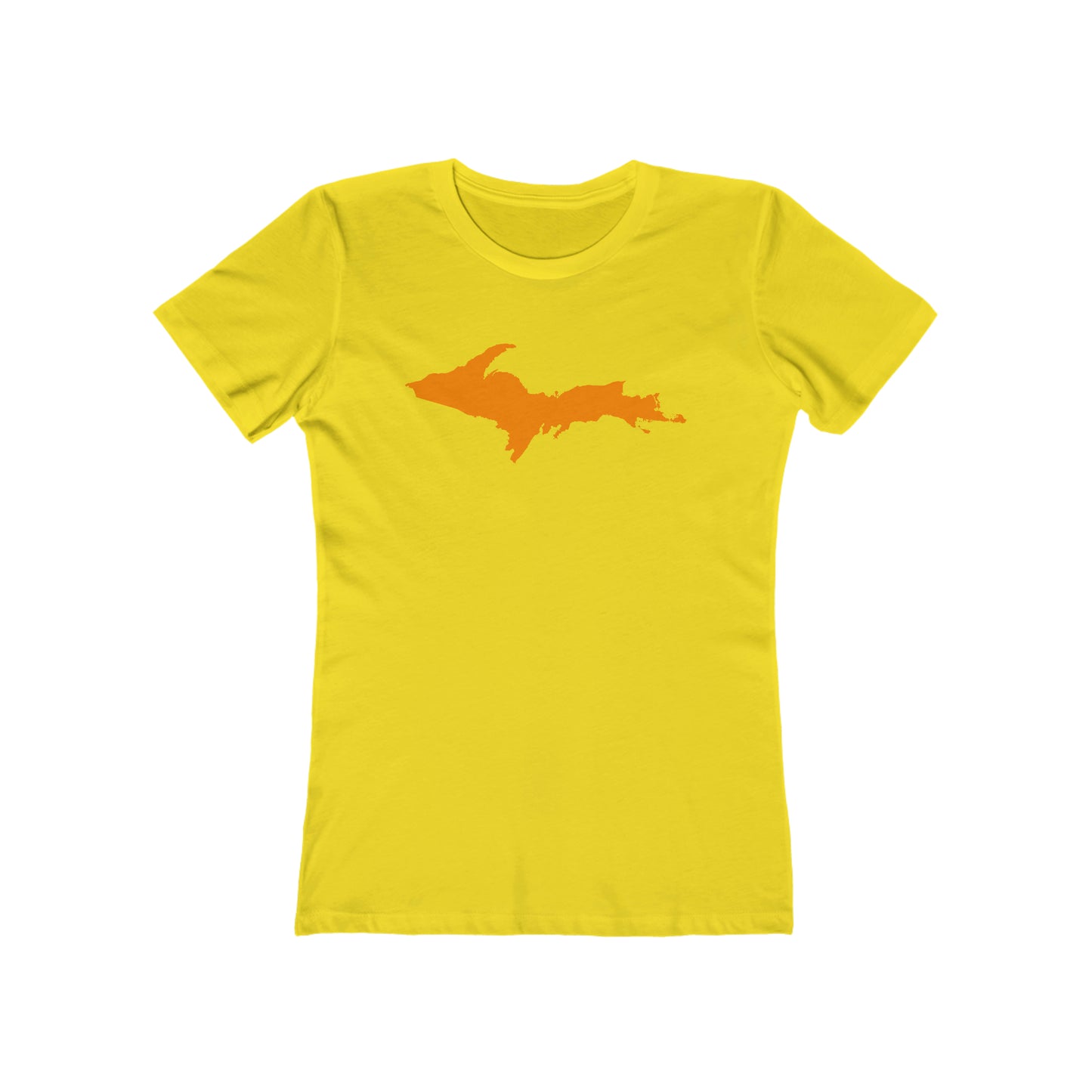 Upper Peninsula T-Shirt (w/ Orange UP Outline) | Women's Boyfriend Cut