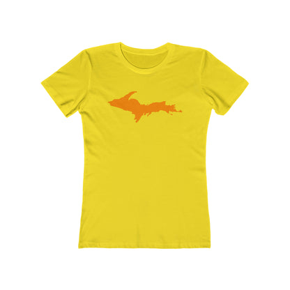 Upper Peninsula T-Shirt (w/ Orange UP Outline) | Women's Boyfriend Cut