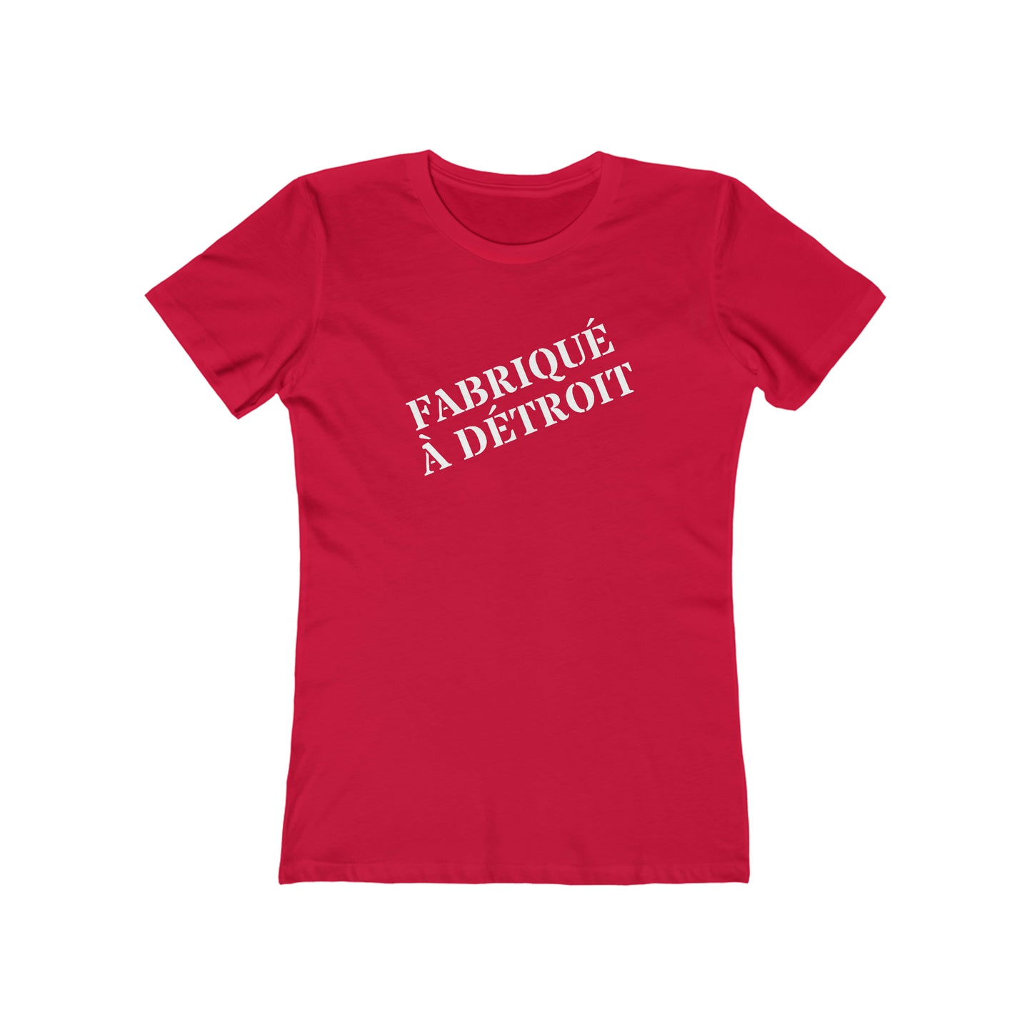 'Fabriqué à Détroit' T-Shirt | Women's Boyfriend Cut