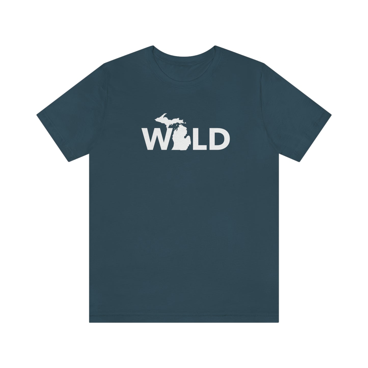 Michigan 'Wild' T-Shirt (Geometric Sans Font) | Unisex Standard Fit