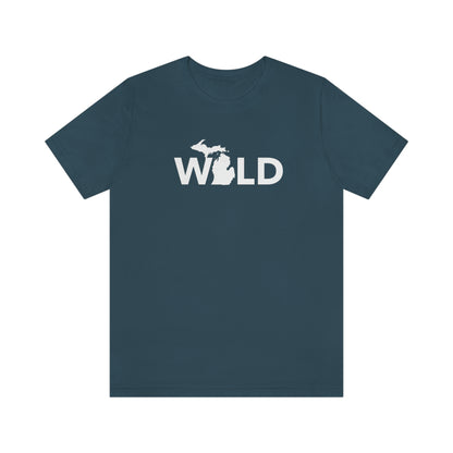 Michigan 'Wild' T-Shirt (Geometric Sans Font) | Unisex Standard Fit