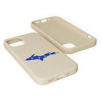 Michigan Upper Peninsula Biodegradable Phone Cases (w/ UP Quebec Flag Outline) | Apple iPhone