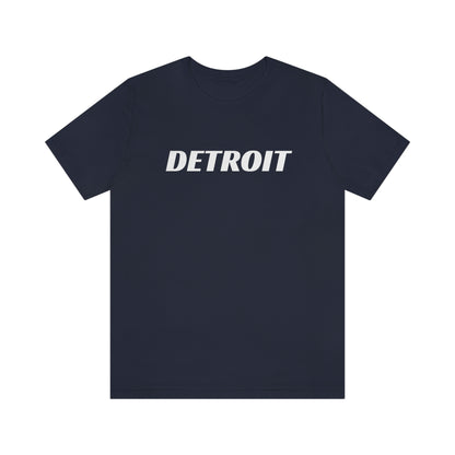 'Detroit' T-Shirt (Racing Font) | Unisex Standard Fit