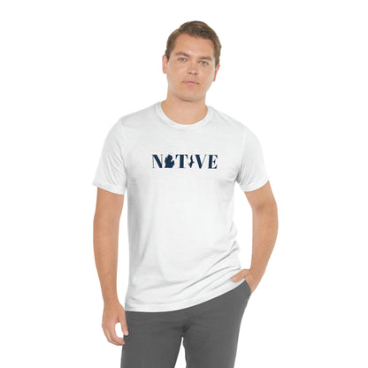 Michigan 'Native' T-Shirt (Didone Font) | Unisex Standard Fit