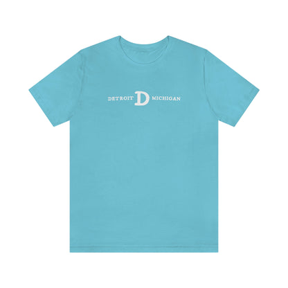 'Detroit Michigan' T-Shirt (w/ Old French D) | Unisex Standard Fit