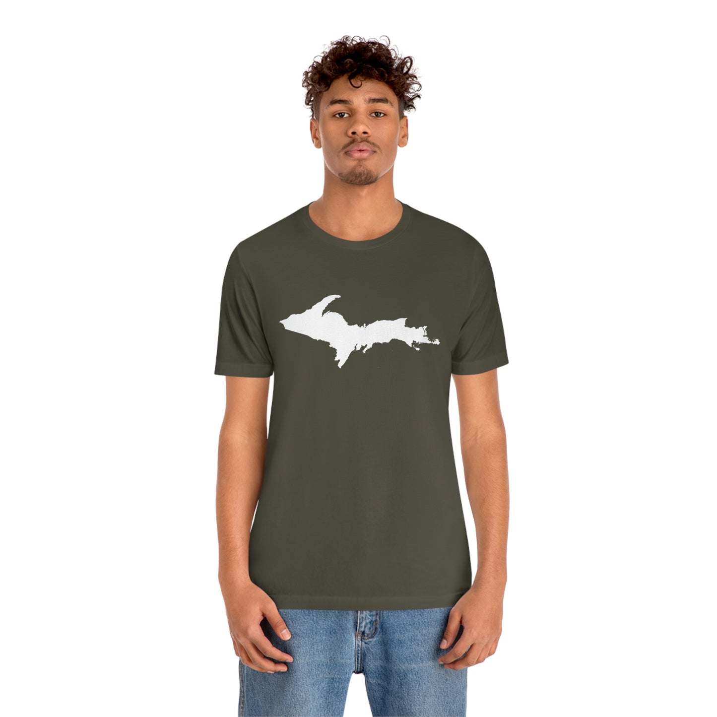 Upper Peninsula T-Shirt (w/ U.P. Outline | Unisex Standard Fit